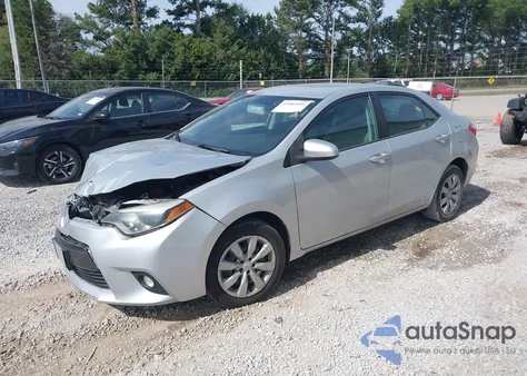 2016 Toyota Corolla Le from USA, damaged, VIN 2T1BURHE2GC596133